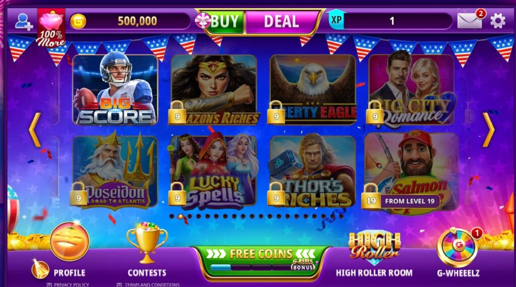 Gambino Slots games