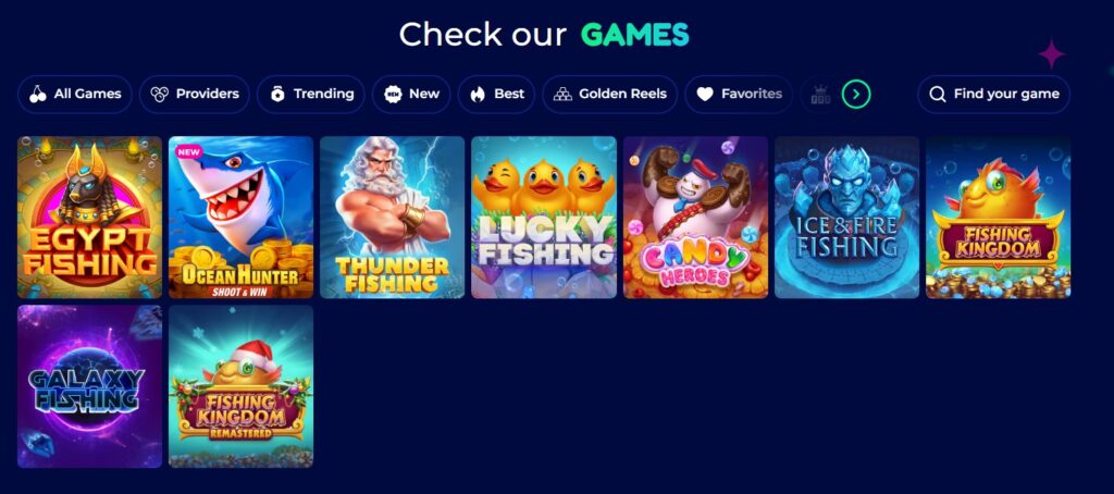 Funzcity Casino fishing games