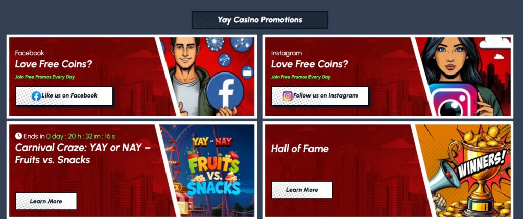 YayCasino.com promotions