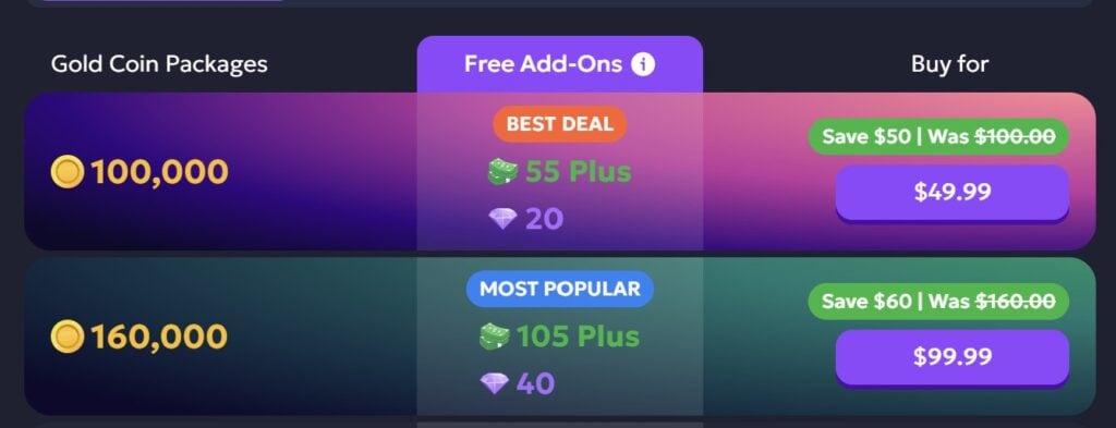 Chip'n Win Casino first purchase package deals