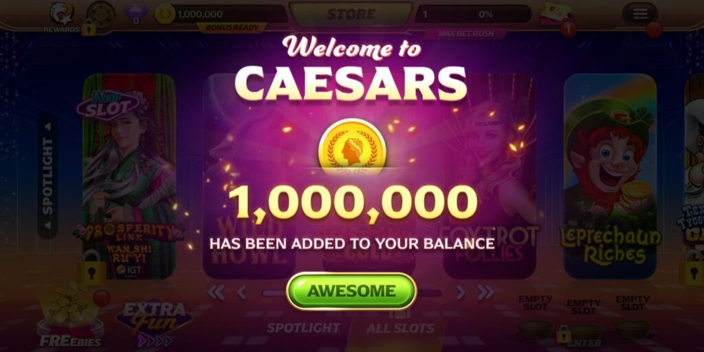 Caesars sign up bonus