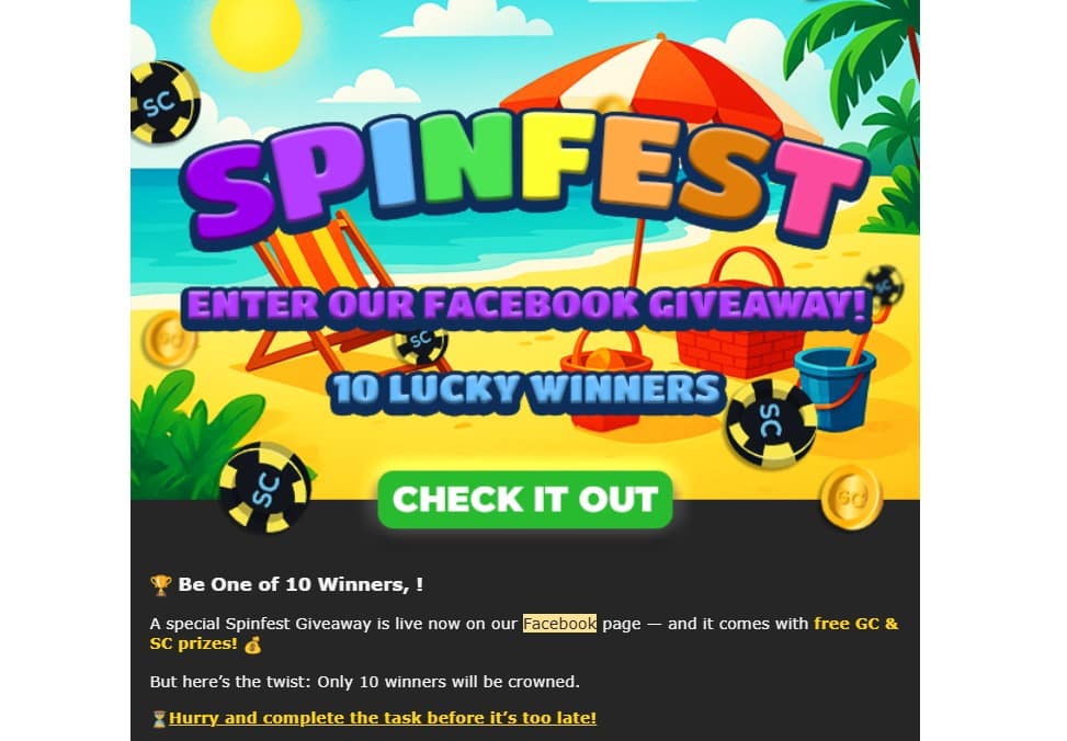 Free SC social media giveaways