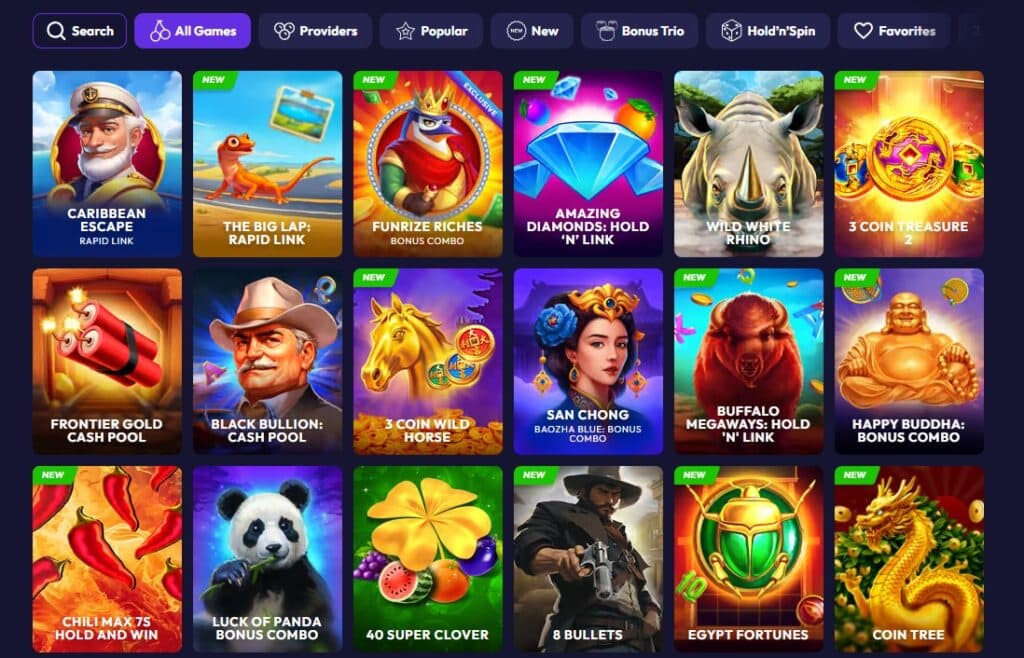 Funrize Casino Games