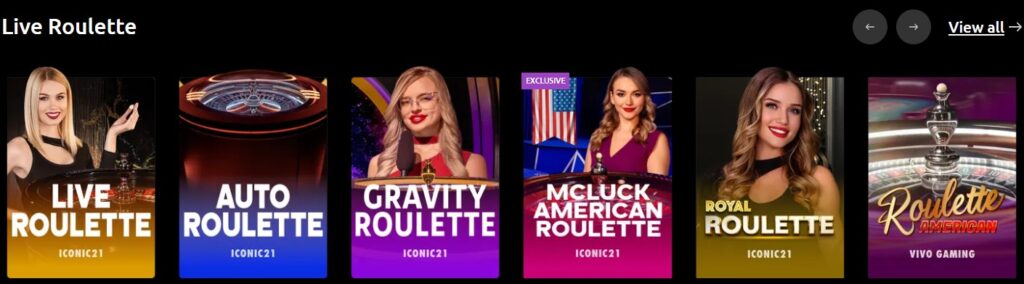 McLuck Casino roulette