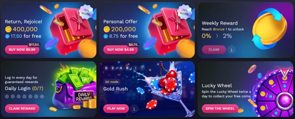 Nolimitcoins personalized offers
